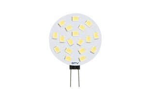 LED lemputė, G4, 3000K, 2,5 W, DC12V, 180°, 250lm kaina ir informacija | Elektros lemputės | pigu.lt