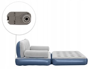 Pripučiama sofa Bestway, 188x152x64 cm, pilka kaina ir informacija | Pripučiami čiužiniai ir baldai | pigu.lt