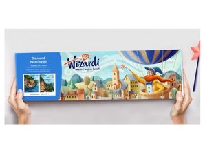Deimanrtinė mozaika Wizardi, 38x27 cm kaina ir informacija | Deimantinės mozaikos | pigu.lt