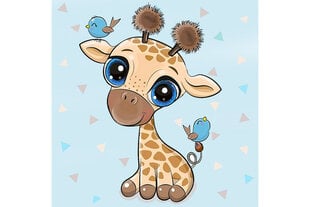 Deimantinė mozaika Wizard Baby Giraffe, 20x20 cm kaina ir informacija | Deimantinės mozaikos | pigu.lt