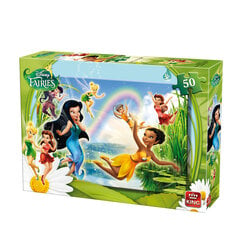 Dėlionės King Disney Fairies, 50 d. kaina ir informacija | Dėlionės (puzzle) | pigu.lt