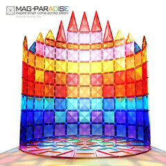 Magnetinis konstruktorius MAG -PARADISE Steam, 40 d. kaina ir informacija | Konstruktoriai ir kaladėlės | pigu.lt