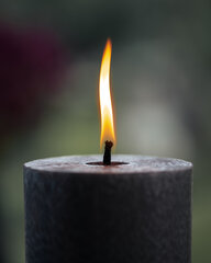 Flamores žvakė Midnight Black 910 g kaina ir informacija | Žvakės, Žvakidės | pigu.lt