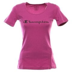Marškinėliai moterims Champion 112637-VS075, rožiniai kaina ir informacija | Marškinėliai moterims | pigu.lt