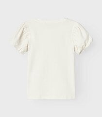Name It футболка для девочек 13230271*02, белая цена и информация | Рубашки для девочек | pigu.lt