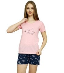 La Penna pižama moterims 585263 01, rožinė/mėlyna kaina ir informacija | Naktiniai, pižamos moterims | pigu.lt