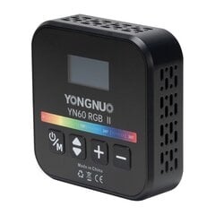 Yongnuo видеосвет YN60 RGB II, черный цена и информация | Фильтры для объективов | pigu.lt