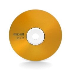 DVD-R diskas MAXELL plastikinėje dėžutėje, 4,7GB, 16X, 120min. 1 vnt. kaina ir informacija | Vinilinės plokštelės, CD, DVD | pigu.lt