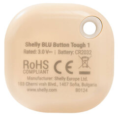 Action and Scenes Activation Button Shelly Blu Button Tough 1 (mocha) kaina ir informacija | Stebėjimo kameros | pigu.lt