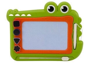 Piešimo stalas krokodilas Lean Toys, žalias kaina ir informacija | Lavinamieji žaislai | pigu.lt