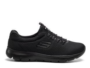 Skechers laisvalaikio batai moterims 12980BBK, juodi цена и информация | Skechers Одежда, обувь и аксессуары | pigu.lt