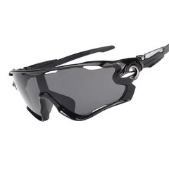Sportiniai dviratininko akiniai, juodi kaina ir informacija | Sportiniai akiniai | pigu.lt