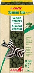 Visavertis pašaras Sera Spirulina Tabs Nature, 15 g kaina ir informacija | Maistas žuvims | pigu.lt