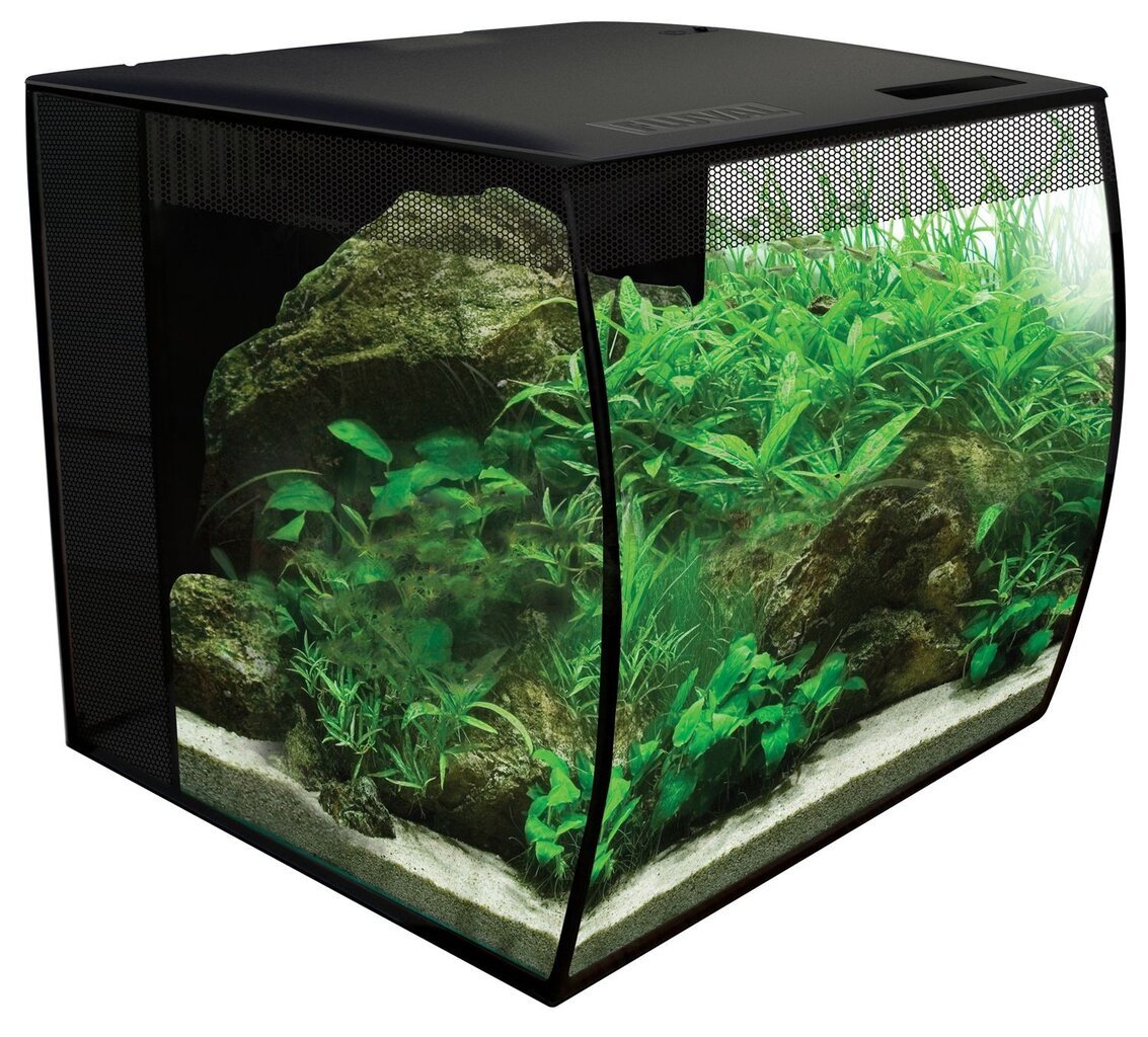 Akvariumas Fluval Flex 34l, juodas цена и информация | Akvariumai ir jų įranga | pigu.lt