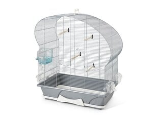 Клетка для попугаев Ellipse 50 70x38x75cm серебристая цена и информация | Скворечники, кормушки, клетки | pigu.lt