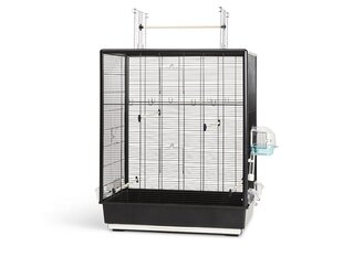 Клетка для попугаев Primo 60 Open Empire 80x50x95см чёрная цена и информация | Скворечники, кормушки, клетки | pigu.lt