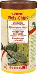 Visavertis pašaras Sera Wels-Chips Nature, 80 g kaina ir informacija | Maistas žuvims | pigu.lt