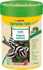 Visavertis pašaras Sera Spirulina Tabs Nature, 60 g kaina ir informacija | Maistas žuvims | pigu.lt