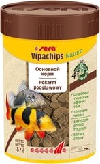 Visavertis pašaras Sera Vipachips Nature, 37 g kaina ir informacija | Maistas žuvims | pigu.lt