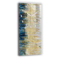 Sieninis laikrodis Dekoratyvinis raštas ir auksas цена и информация | Часы | pigu.lt