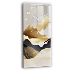 Sieninis laikrodis Auksinių kalnų abstrakcija цена и информация | Часы | pigu.lt