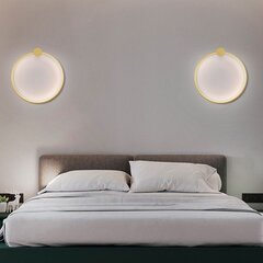 LED SIENINĖ LAMPA APP1384-CW GOLD 30cm цена и информация | Люстры | pigu.lt