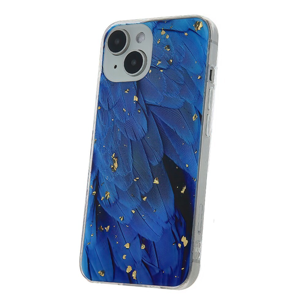 Fusion Gold Glam Blue Case kaina ir informacija | Telefono dėklai | pigu.lt