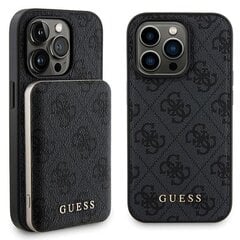 Zestaw Guess GUBPM5P14L4GEMGK iPhone 14 Pro 6.1" hardcase + Powerbank 5000mAh MagSafe czarny|black 4G Metal Logo цена и информация | Чехлы для телефонов | pigu.lt