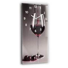 Sieninis laikrodis Raudonojo vyno lemputė цена и информация | Часы | pigu.lt