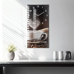 Sieninis laikrodis puodelis kavos kaina ir informacija | Laikrodžiai | pigu.lt
