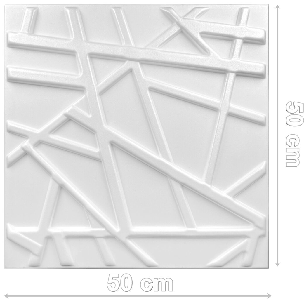 3D lubų apdailos plokštės Line Balta 3m2 - Už 12 vnt. Deccart kaina ir informacija |  Lubų, sienų dekoro elementai | pigu.lt