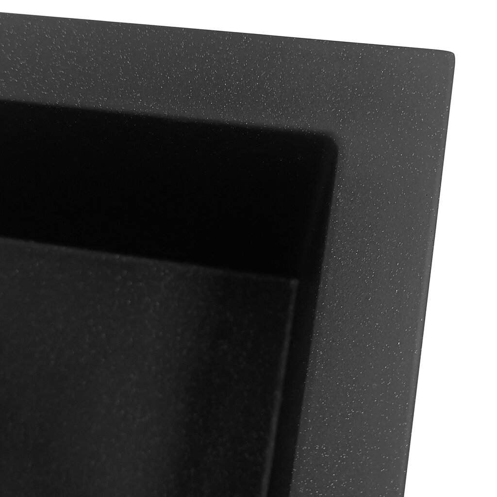 Granito kriauklė West XL black Metallic kaina ir informacija | Virtuvinės plautuvės | pigu.lt