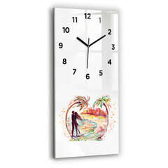 Sieninis laikrodis Akvarelės meilė Majamio paplūdimyje kaina ir informacija | Laikrodžiai | pigu.lt