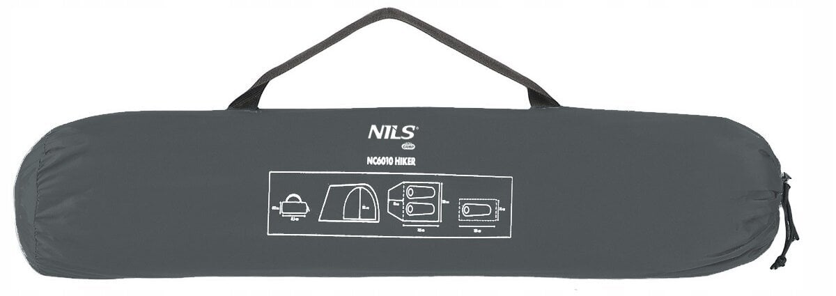 Palapinė Nils NC6010-2, pilka цена и информация | Palapinės | pigu.lt