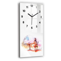Sieninis laikrodis Moteris, gerianti arbatą kaina ir informacija | Laikrodžiai | pigu.lt