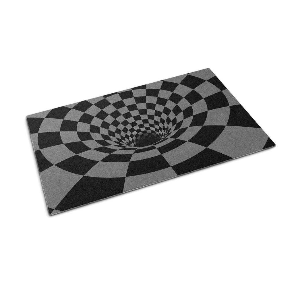 Durų kilimėlis 3D skylės efektas 60x40 cm kaina ir informacija | Durų kilimėliai | pigu.lt