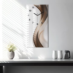 Sieninis laikrodis Abstrakcijos linija kaina ir informacija | Laikrodžiai | pigu.lt