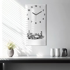 Sieninis laikrodis Retro iliustracija цена и информация | Часы | pigu.lt