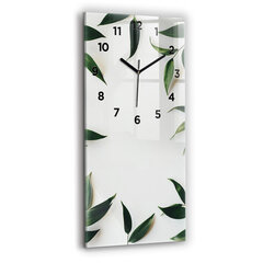 Sieninis laikrodis Lapų rėmas kaina ir informacija | Laikrodžiai | pigu.lt