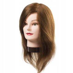 Kirpėjo mokomoji galva Eurostil šviesiai ruda, 30 cm kaina ir informacija | Plaukų aksesuarai | pigu.lt