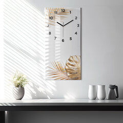 Sieninis laikrodis Atogrąžų lapai kaina ir informacija | Laikrodžiai | pigu.lt