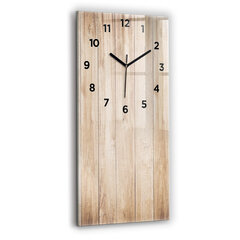 Sieninis laikrodis Medinė tekstūra kaina ir informacija | Laikrodžiai | pigu.lt