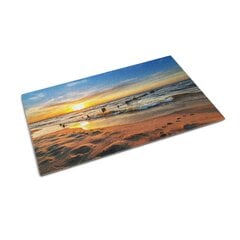 Durų kilimėlis Paplūdimio saulėlydis 90x60 cm kaina ir informacija | Durų kilimėliai | pigu.lt