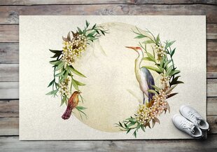 Durų kilimėlis Gėlių paukščių kompozicija 150x100 cm kaina ir informacija | Durų kilimėliai | pigu.lt