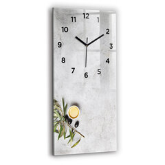 Sieninis laikrodis Minimalistinės alyvuogės цена и информация | Часы | pigu.lt