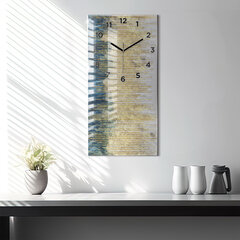Sieninis laikrodis Dekoratyvinis raštas ir auksas цена и информация | Часы | pigu.lt