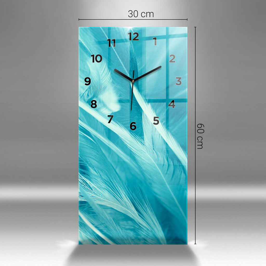 Sieninis laikrodis Pastelinė dangaus spalva цена и информация | Laikrodžiai | pigu.lt