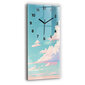 Sieninis laikrodis Pastelinė dangaus spalva цена и информация | Laikrodžiai | pigu.lt
