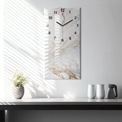 Sieninis laikrodis Dekoratyvinis marmuras kaina ir informacija | Laikrodžiai | pigu.lt