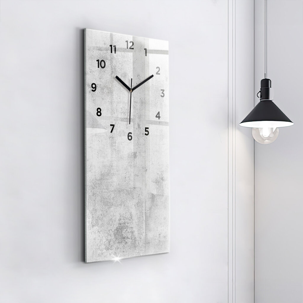 Sieninis laikrodis Betoninė siena kaina ir informacija | Laikrodžiai | pigu.lt